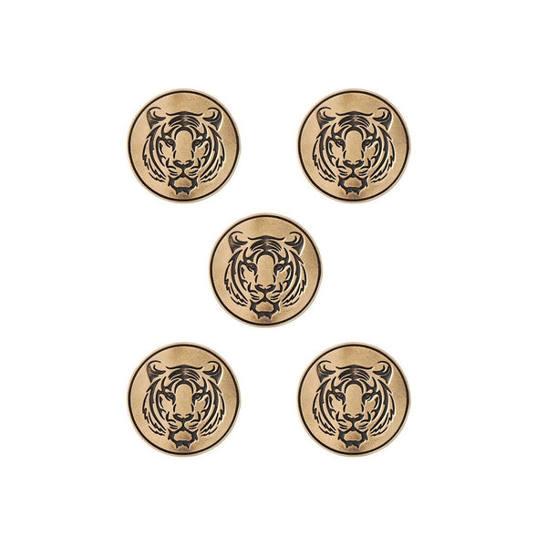 Fiery Tiger Buttons